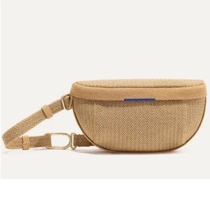Rothy's EUC The Casual Sling crossbody bag in gold stripe